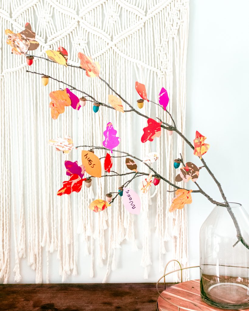 Bright and Colorful Thankful Tree Craft 