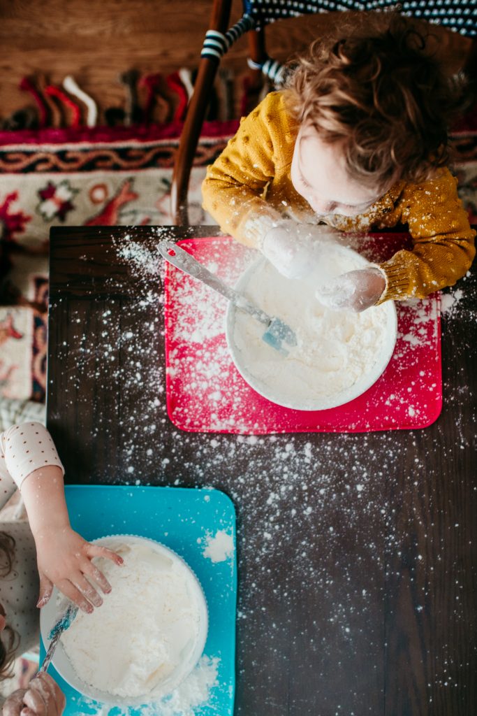 Kids DIY Snow Dough Recipe