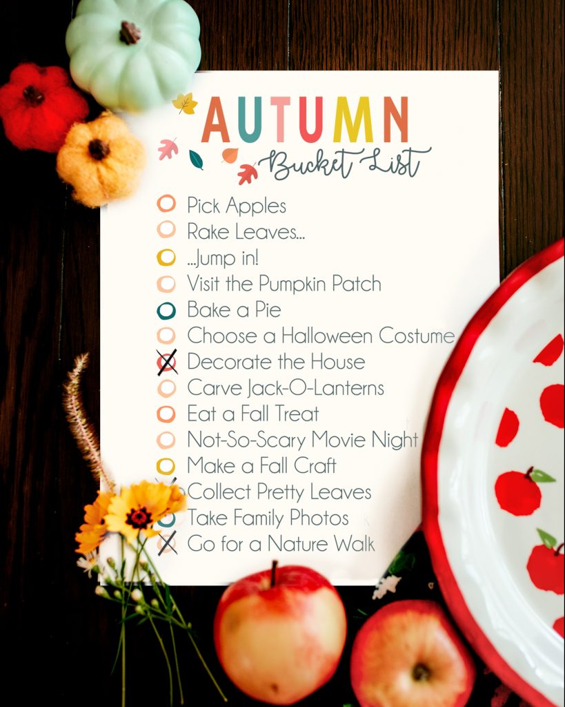 Ideas of fun fall activities to do as a family!