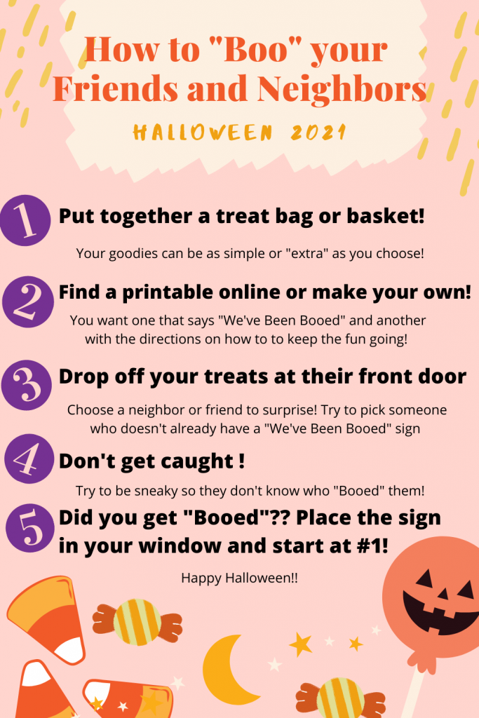 You've been Booed! Here is how to Boo your neighbors this halloween season!