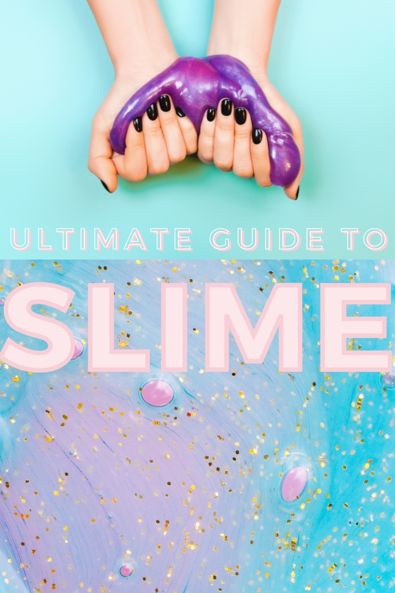 Glitter Glue Slime Recipe {How to Make No Borax Slime} - all crafty things