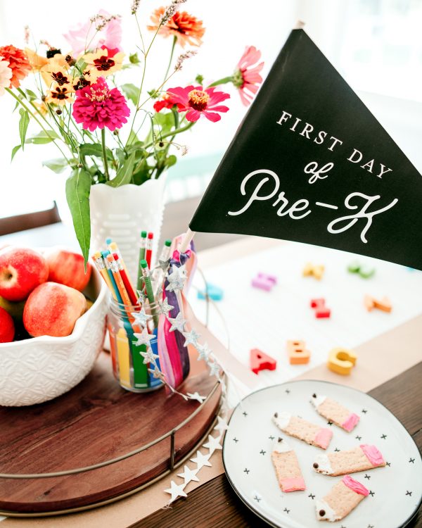 Happy First Day of School- Pre-K, here she comes !