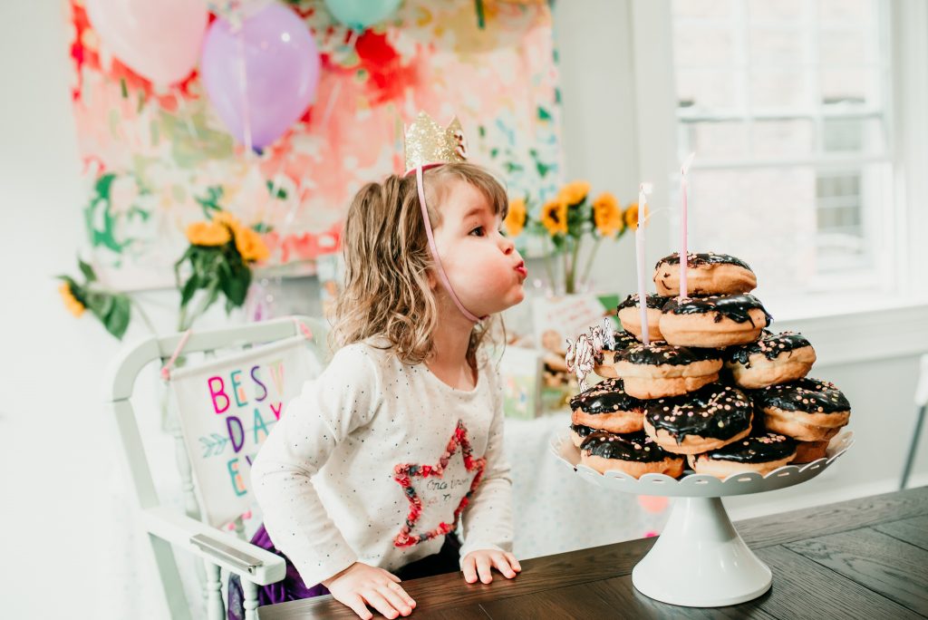 Stacked Donut Cake