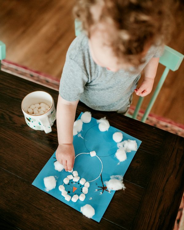 Marshmallow Snowman Craft