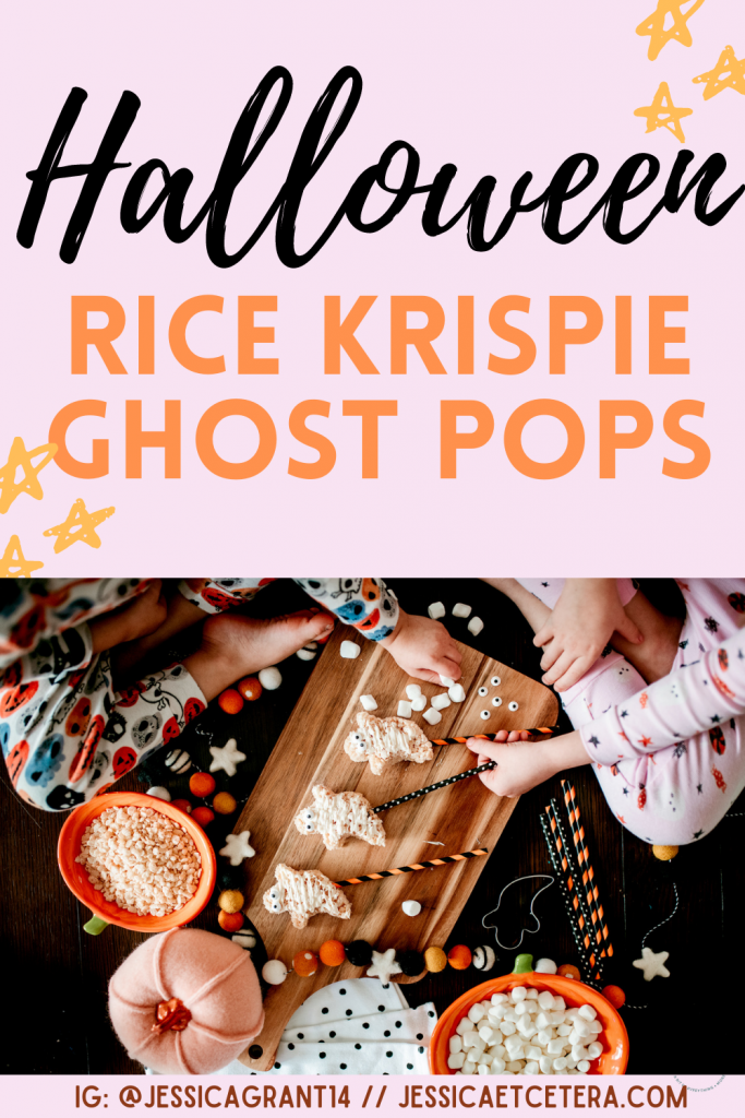 Make this simple and yummy homemade Halloween treat! Rice Krispie Treat Ghost Pops are a spooky-fun way to celebrate Halloween! Easy to follow Recipe 