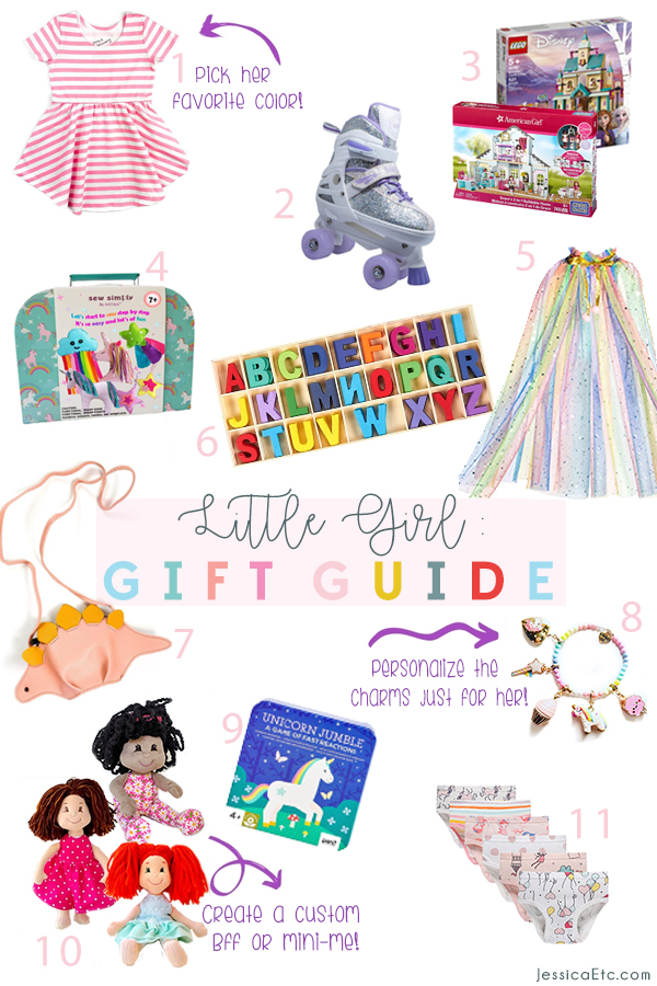 Little Girl Gift Guide Favorites for Girls ages 5 8