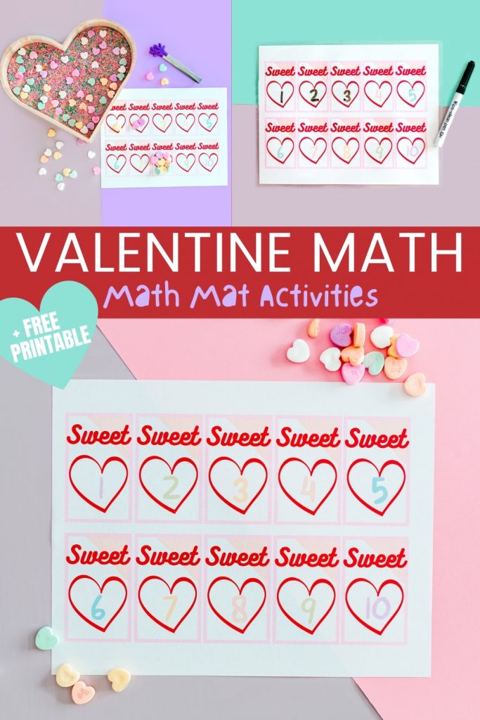 DOLLAR DEAL 10 Valentine's Day Conversation Hearts Math Activities