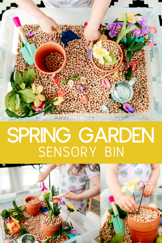 Spring Garden Sensory Bin