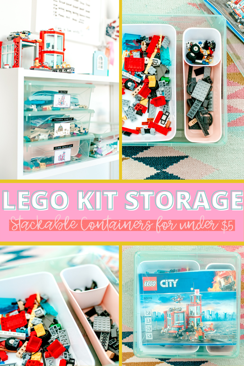 Lego Storage Ideas for Kits » House + Home Toy Organization