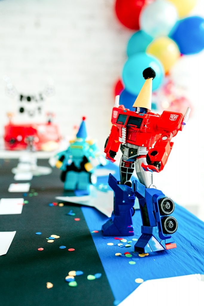 Trans4mers 4 year old Transformers birthday party theme for boys 