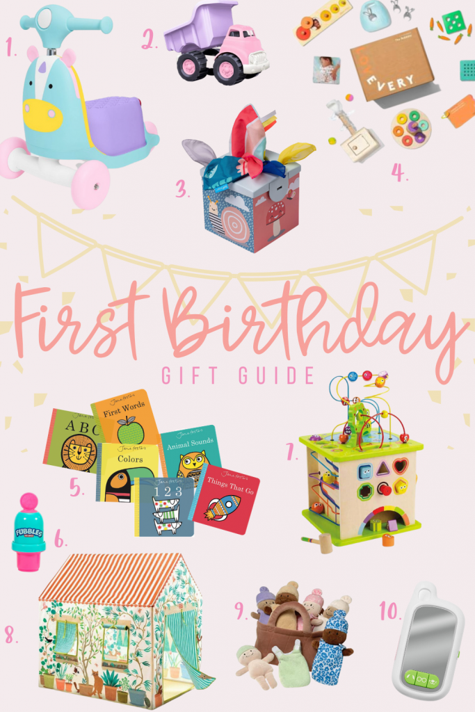 The best first birthday gift ideas! Toys for one year old. Gifts one year old will love!