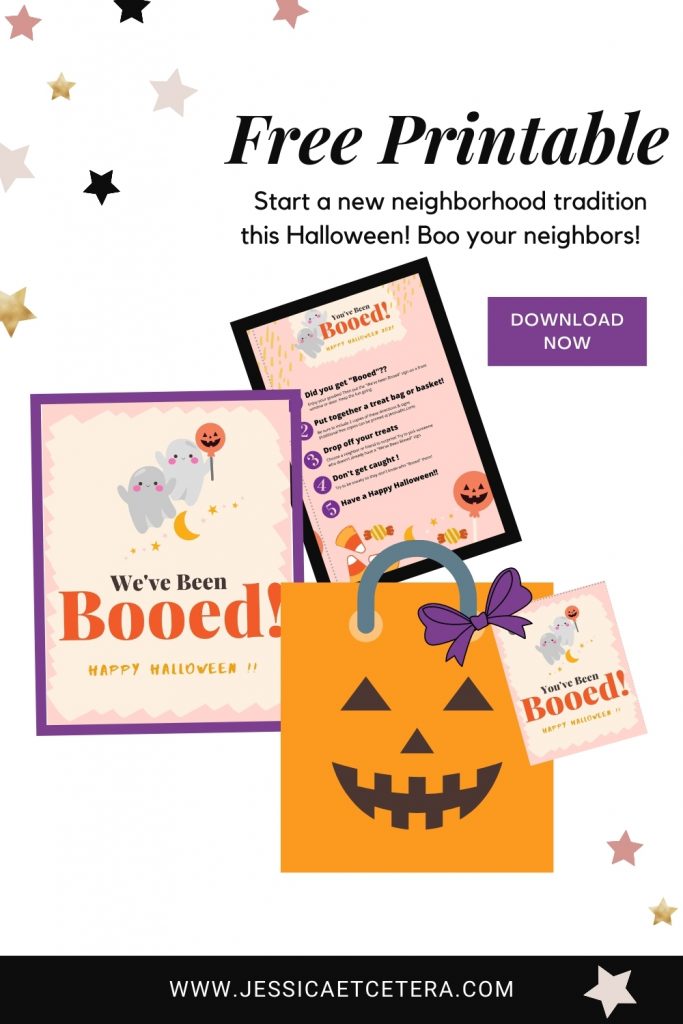 You've been BOOed! Get a free "you've been BOOed" printable this Halloween for kids. Make a treat basket and drop it off - don't get caught!