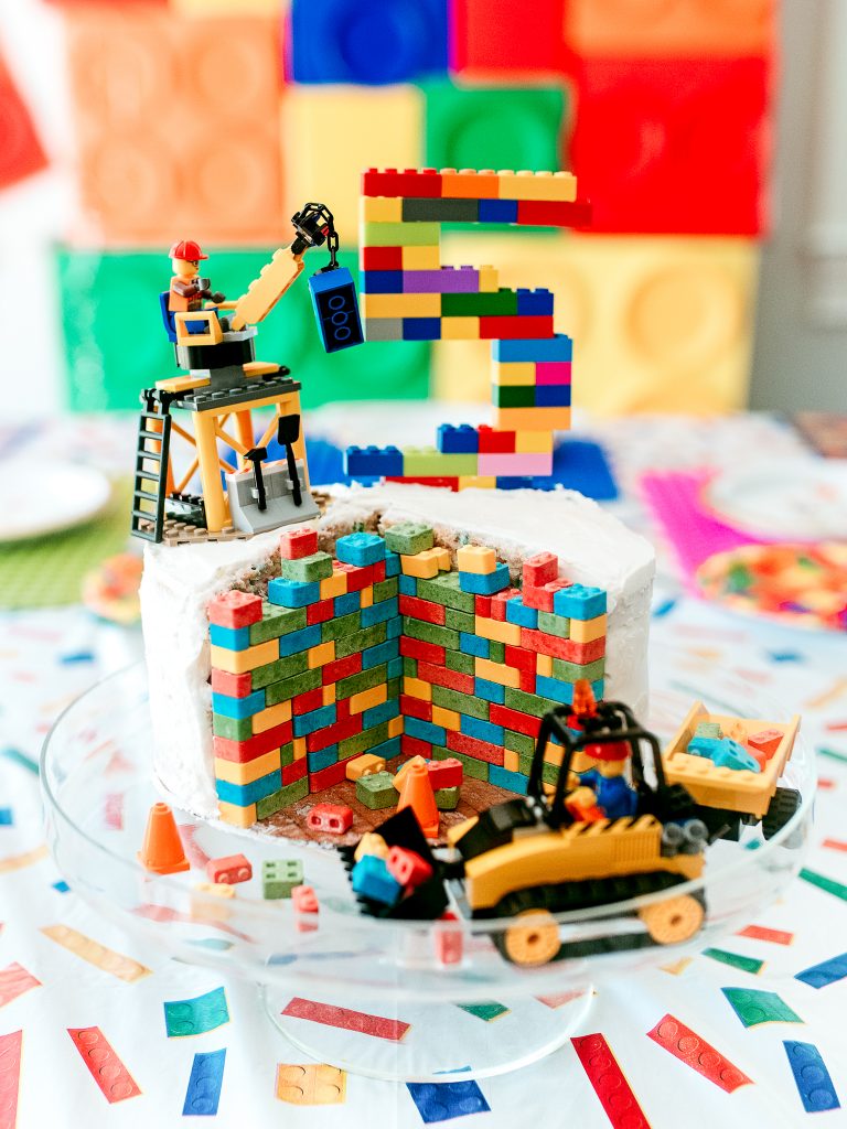 Lego store themed party