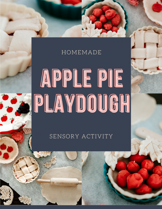 Play Dough Kits: Apple Pie Scented Play Dough for Fall