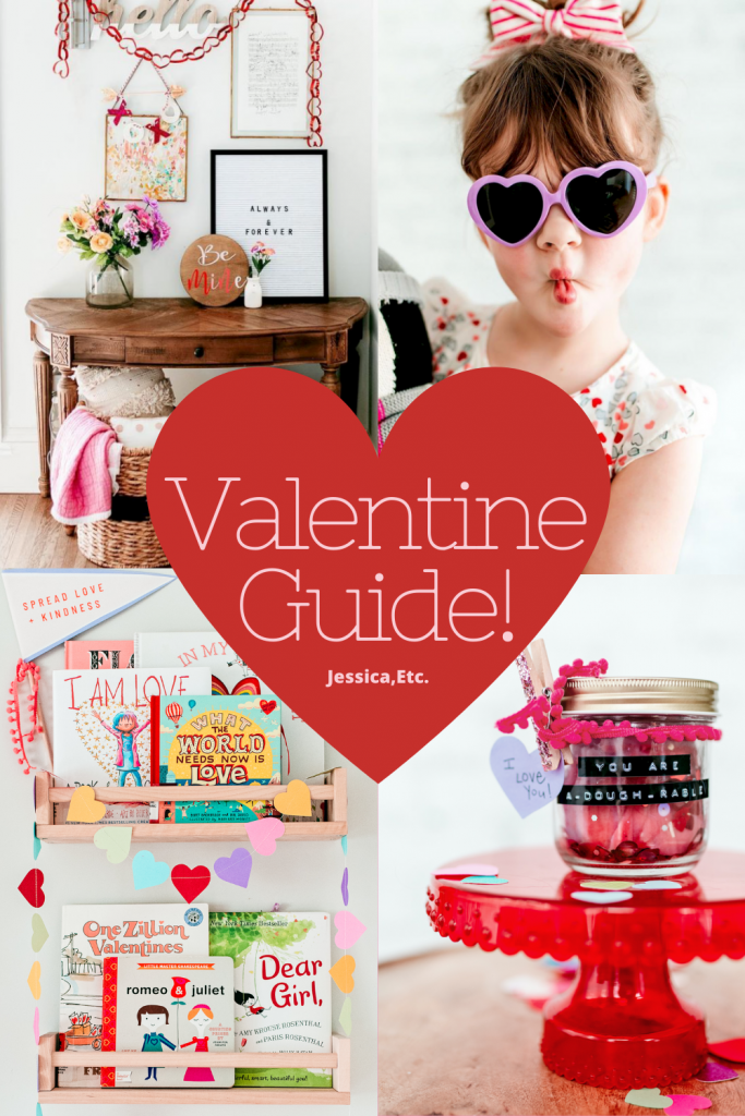 Valentine's Day Guide for celebrating with kids! The best collection of Valentine crafts for kids, shopping finds, traditions, DIY and picture book list. 