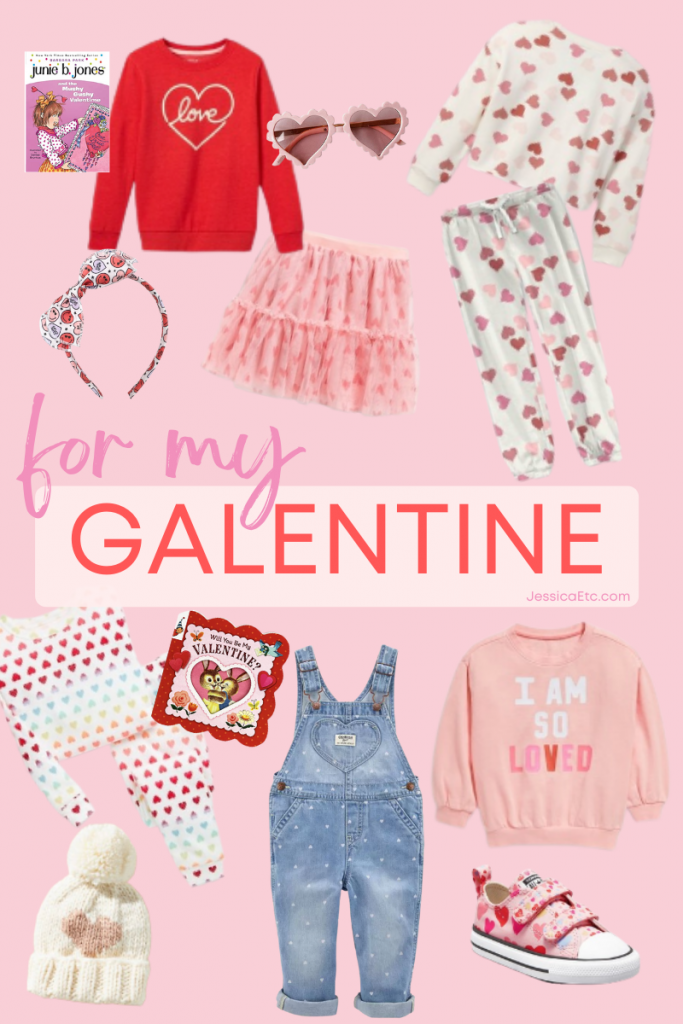 The best Valentine finds for girls! Shop my favorite Valentine goodies for everyone from big girls to toddlers! Heart pajamas, cute Valentine outfits for girls, Valentine books, and more for a Valentine gift your little girl will love!