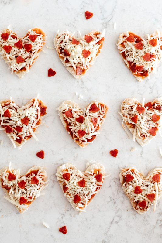 Heart Pizza – Valentine Family Dinner Ideas