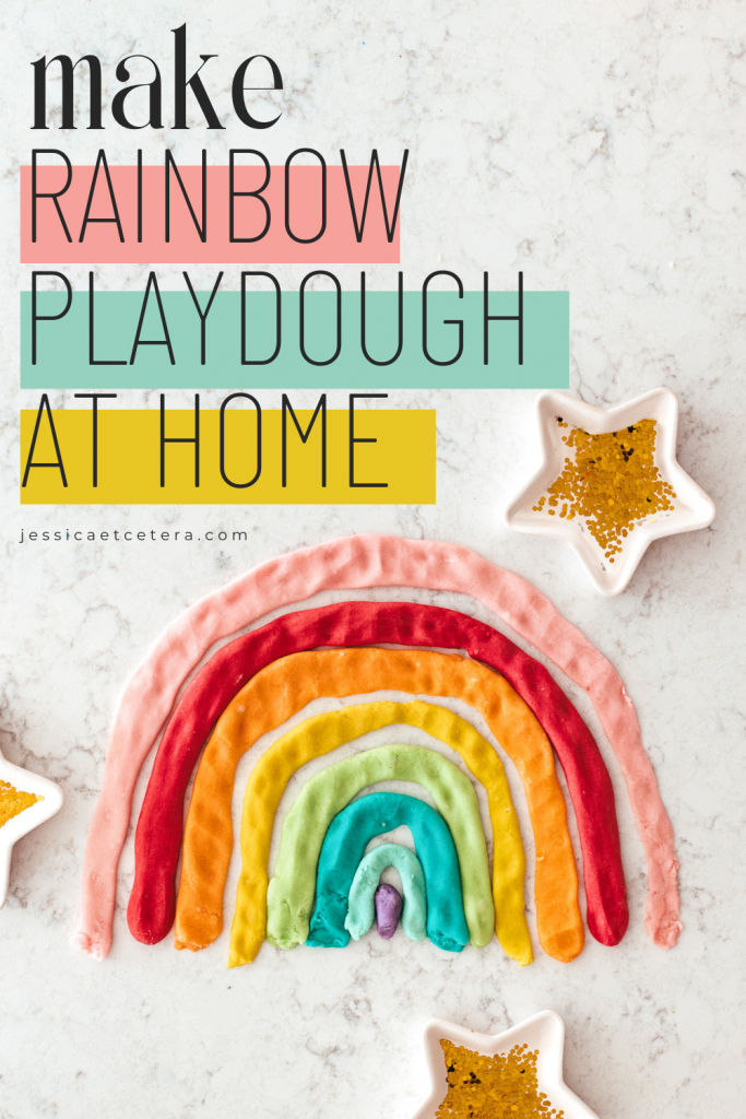 A quick and easy homemade playdough recipe using items you'll find in your kitchen! I'm sharing the best play dough recipe and activities for sensory play with kids. 