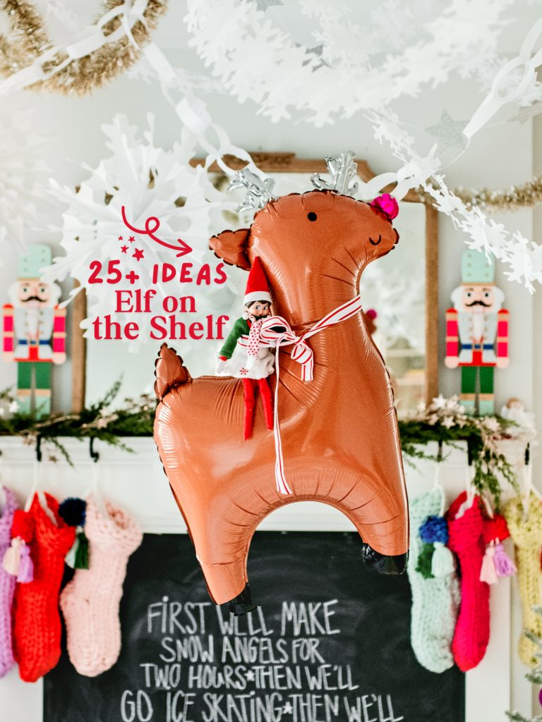 Perfect inspiration for easy Elf on the Shelf setups. Each scene showcases simple, family-friendly ideas for bringing holiday magic to life.